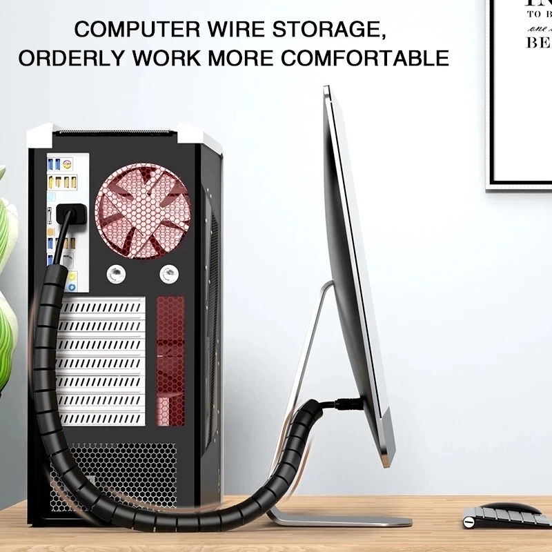 1/2M Flexible Spiral Cable Org - Cable Lock Flexible recension och pris