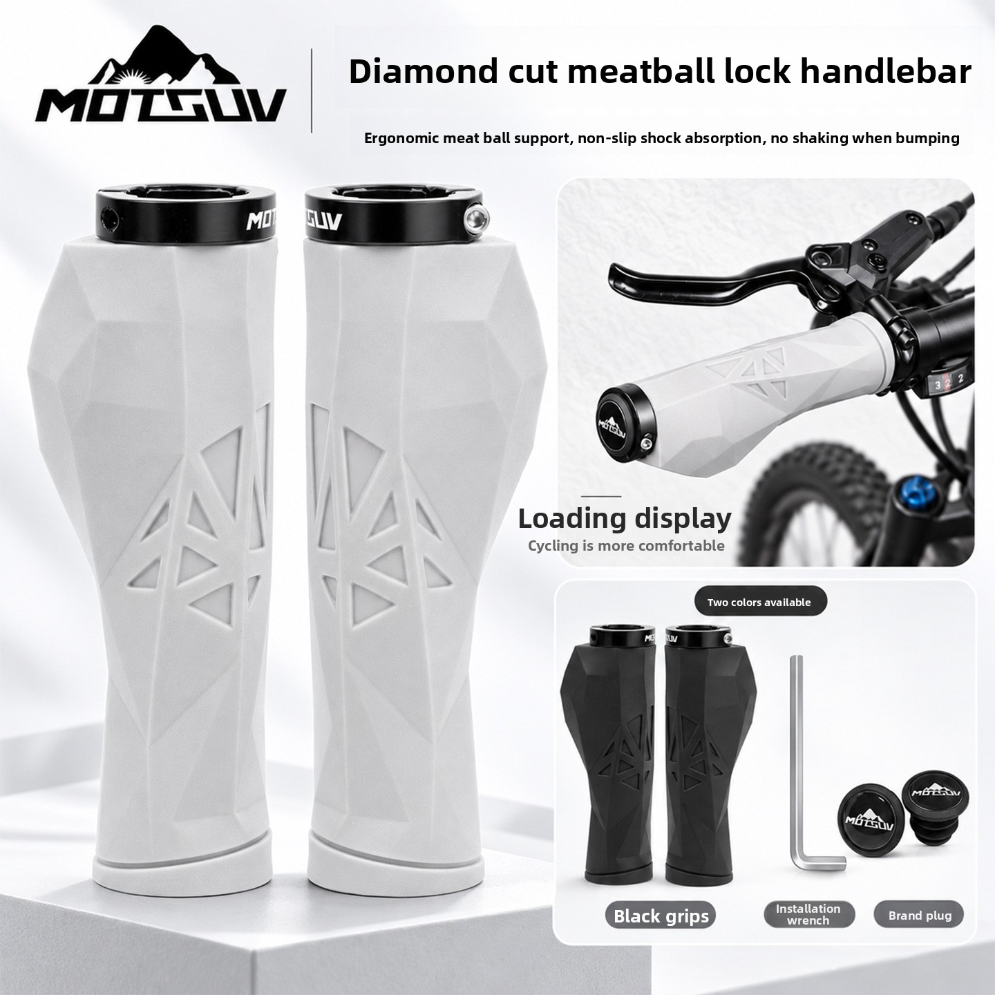 Mountain bike TPE handle cover - Commuter Bike Lock recension och pris