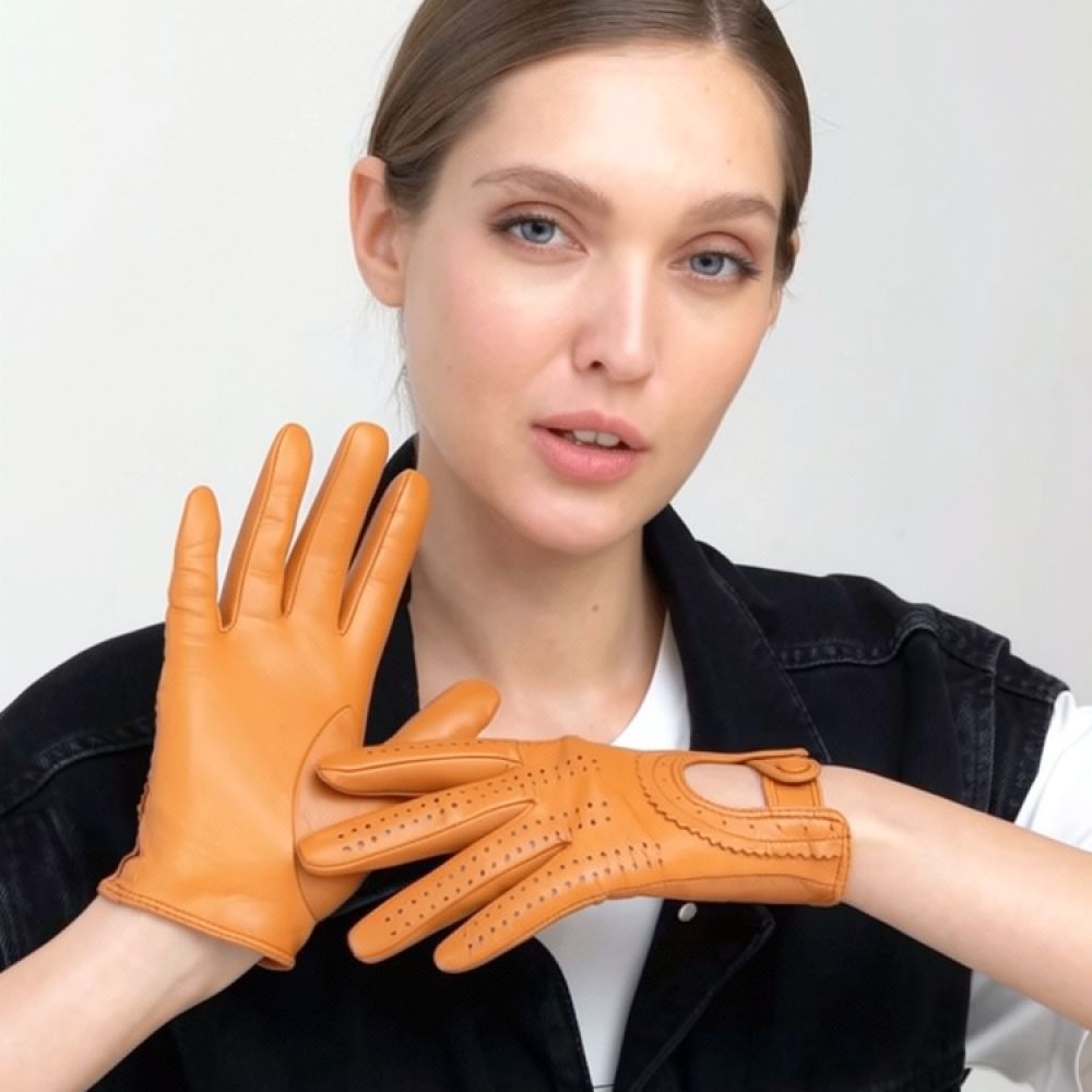 Stylish Womens Leather Gloves  - Cycling Commute Essentials recension och pris